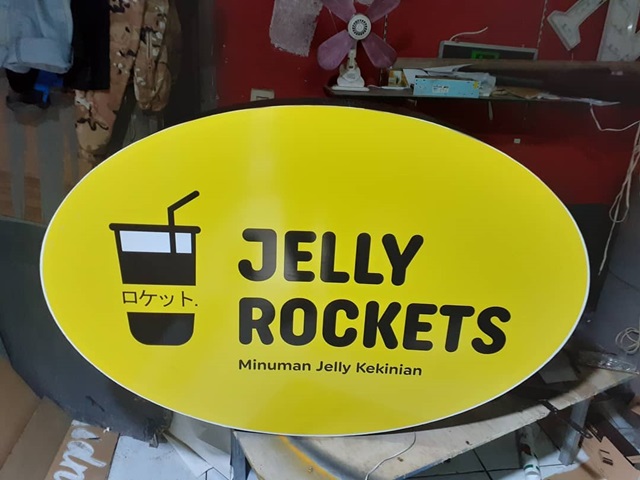 harga neon box akrilik depok