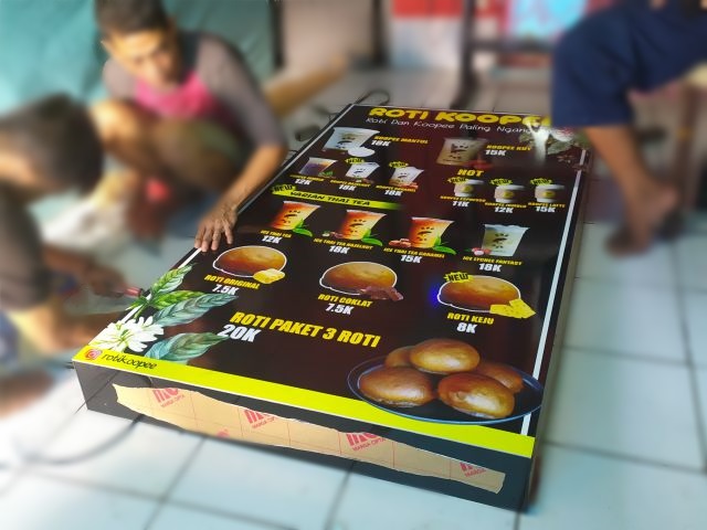 pembuatan neon box depok